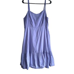 OLD NAVY Women’s Lavender Smocked Fit & Flare Tiered Cami Midi Dress Sz M